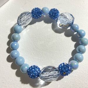 Blue Beaded Bracelet